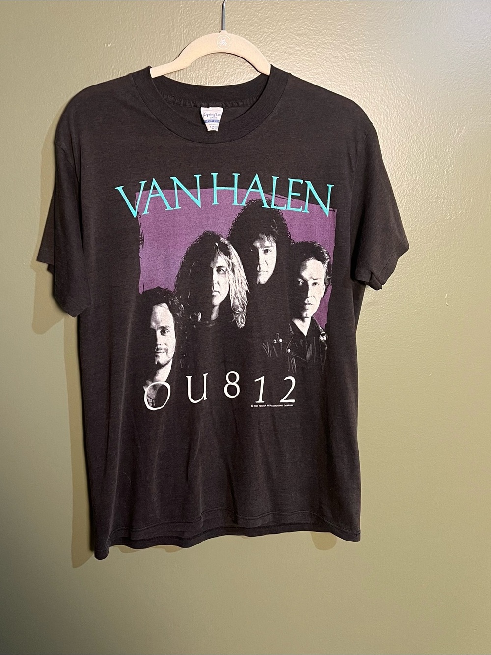 Van Halen Black Graphic Tour Tee - Men